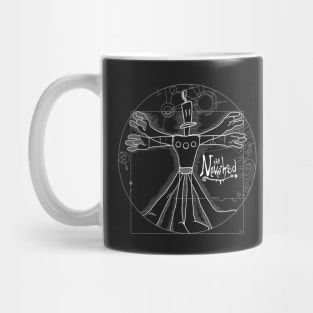 The Vitruvian Klaymen white Mug